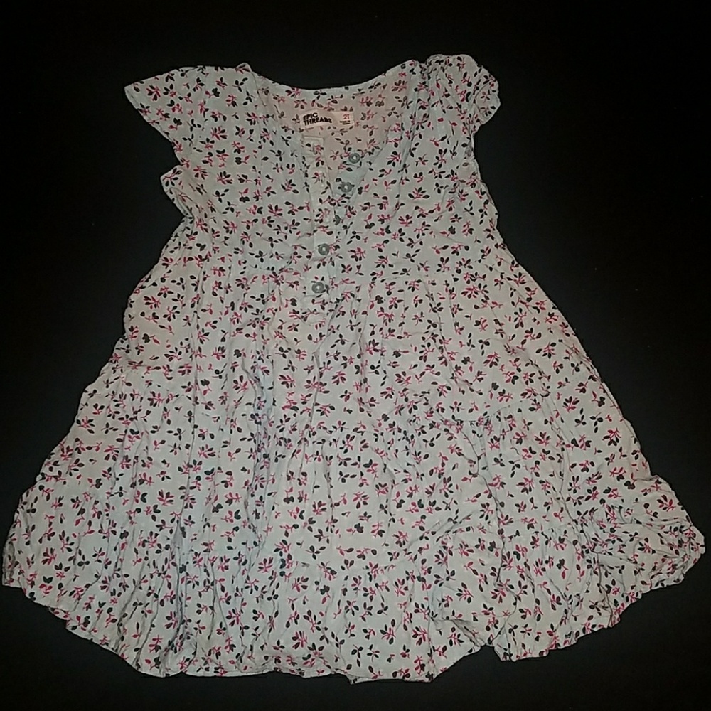 Toddler dress with circle skirt